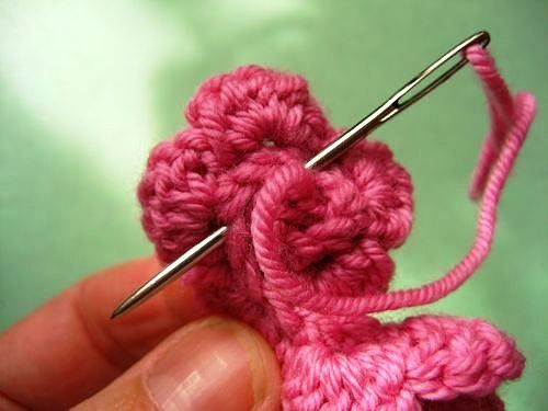 Crochet Flower Rug Crochet Flower Rug