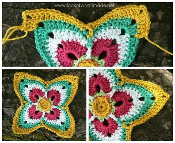 Flower Granny Square