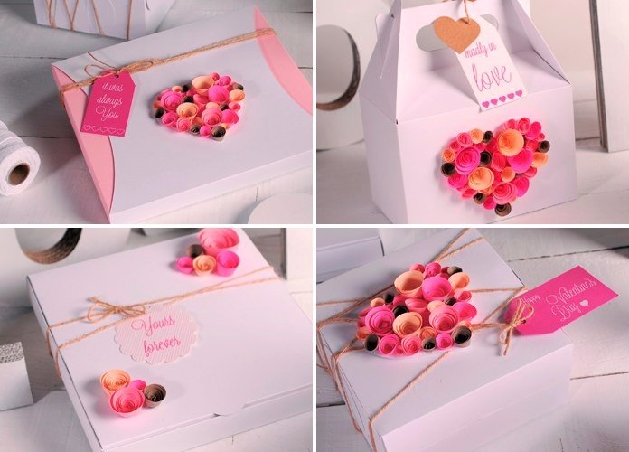 Gift wrapping ideas for Valentines Day
