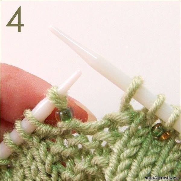 How to Knit with Beads
