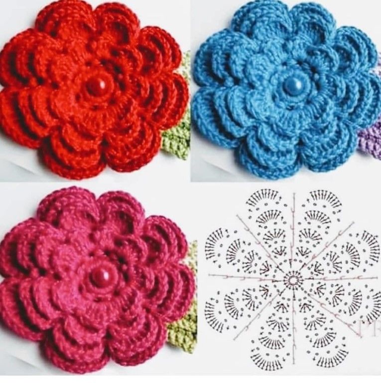 Crochet Flower Patterns Crochet Flower Patterns