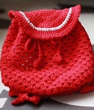 Crochet Baby Backpack