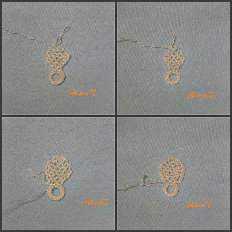 Irish crochet - flower