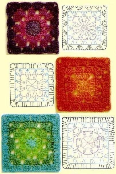 Crochet Granny Squares Patterns