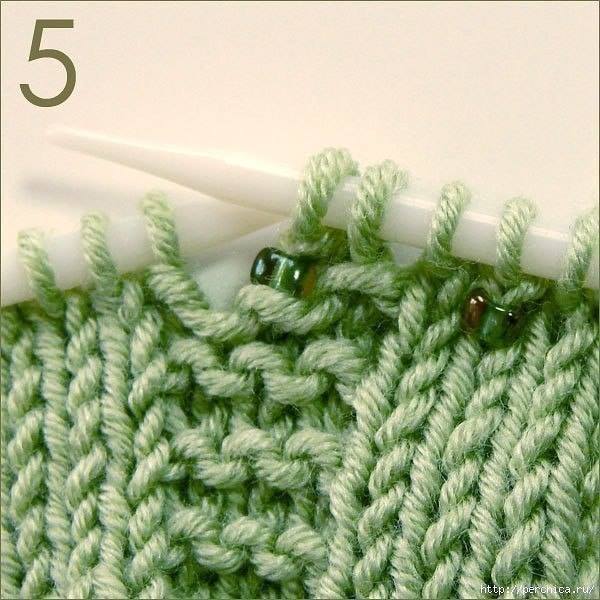 How to Knit with Beads
