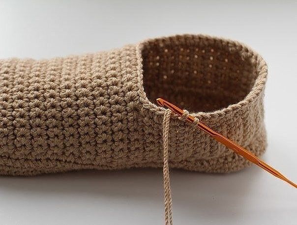 Crochet Slippers With Soles