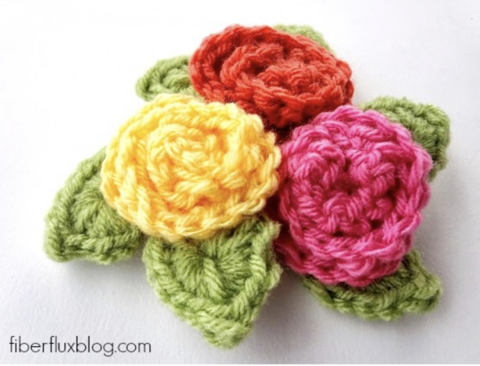 Learn How to Crochet a Beautiful Curlicue Rose for Brooches and Appliques Learn How to Crochet a Beautiful Curlicue Rose for Brooches and Appliques