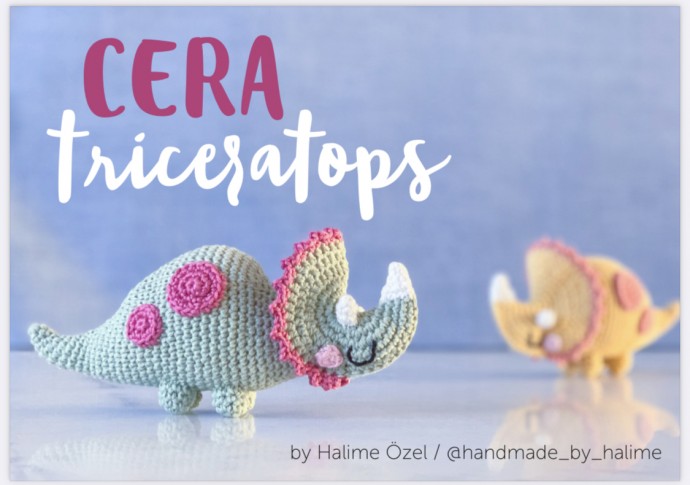 Crochet Triceratops Dinosaurs