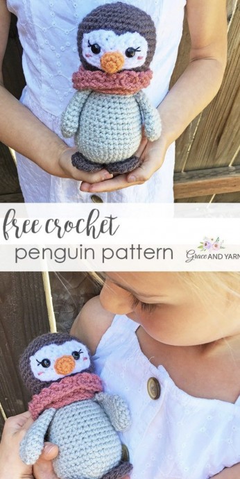 DIY Crochet Mini Penguin