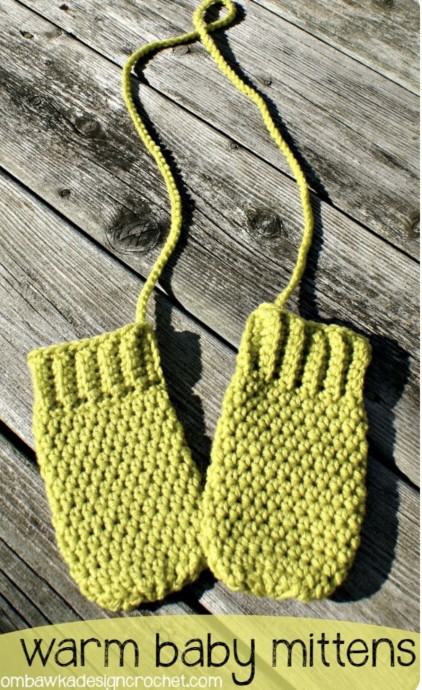 DIY Warm Baby Mittens