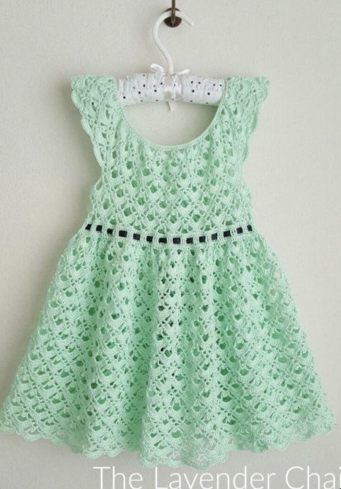 Beautiful Gemstone Lace Toddler Dress