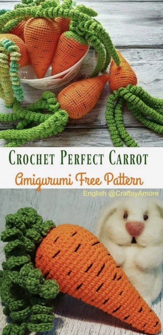 Crochet a Perfect Carrot