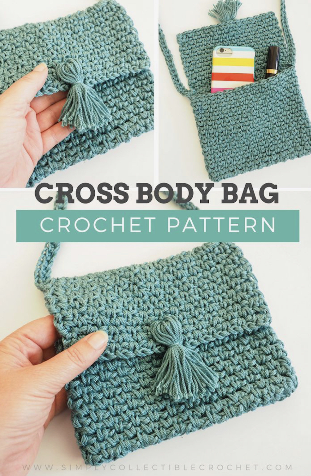 Cute Crochet Cross Body Bag – FREE CROCHET PATTERN — Craftorator