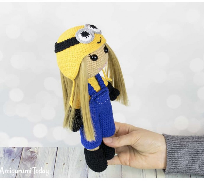 Crochet a Doll in Minion Costume