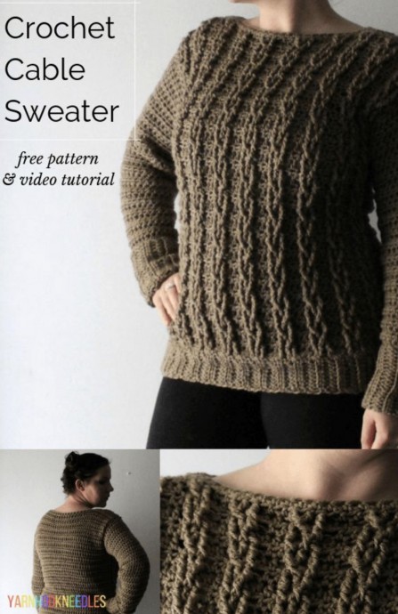 Crochet Your Own Luscious Cable Sweater: A Step-by-Step DIY Guide Crochet Your Own Luscious Cable Sweater: A Step-by-Step DIY Guide