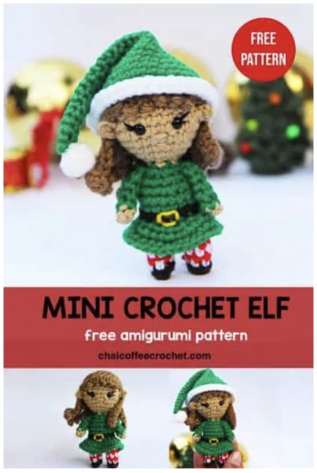 DIY Ella The Mini Christmas Crochet Elf