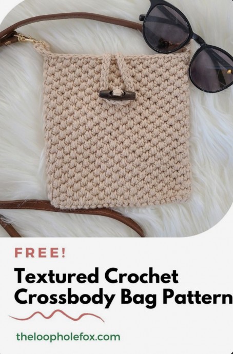 Master the Art of Crochet with the Textured Crossbody Bag Pattern Master the Art of Crochet with the Textured Crossbody Bag Pattern