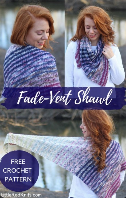 Gorgeous Fade-Vent Shawl