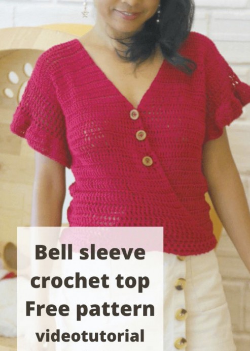 Create a Stylish Bell Sleeve Wrap Top for Spring: Step-by-Step Guide Create a Stylish Bell Sleeve Wrap Top for Spring: Step-by-Step Guide