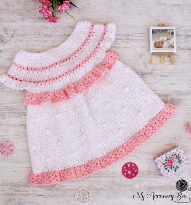 DIY Bella Crochet Baby Girl Sundress