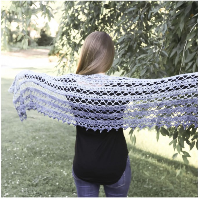 Crochet a Light Shawl