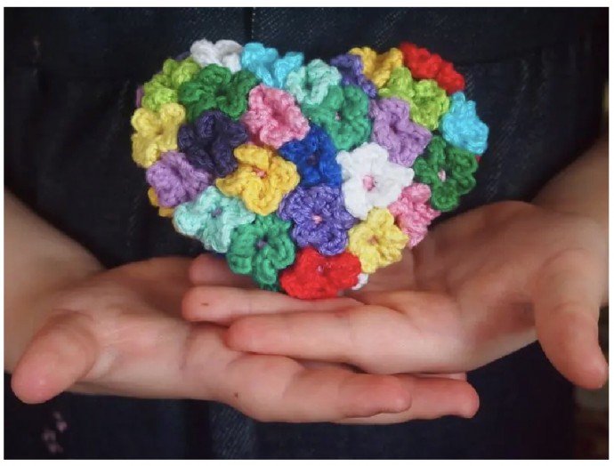 Create a Colorful Flower Heart Amigurumi: Easy DIY Guide for Beginners Create a Colorful Flower Heart Amigurumi: Easy DIY Guide for Beginners