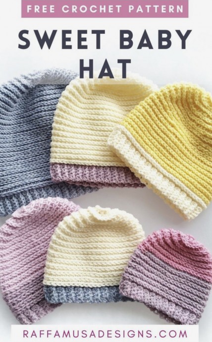Crochet A Baby Hat For Newborns To Toddlers