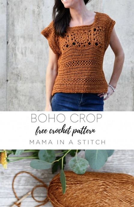 How To Crochet A Summer Boho Top