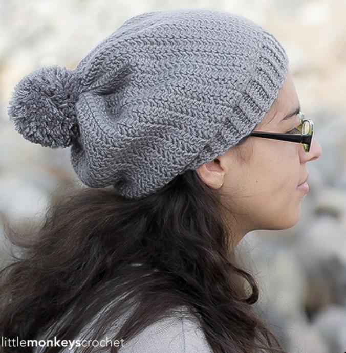 Simple Herringbone Slouch