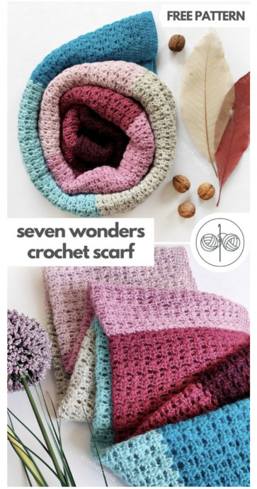 Easy Seven Wonders Lacy Scarf