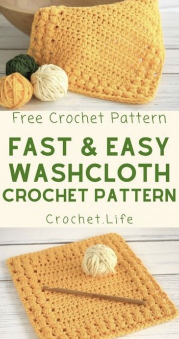 How to Make a Crochet Washcloth