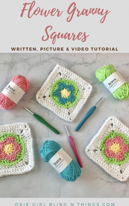 Beautiful Flower Granny Squares