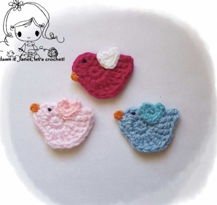 Beautiful Bird Applique