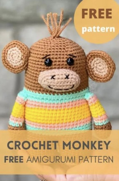 Make Mika the Crochet Monkey