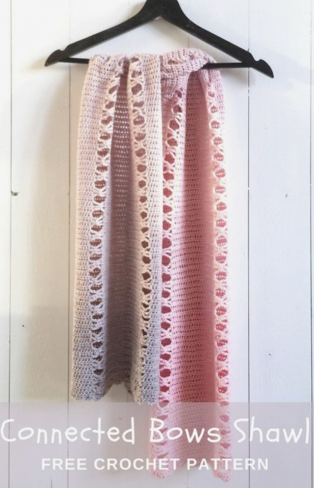 Connected Bows Shawl