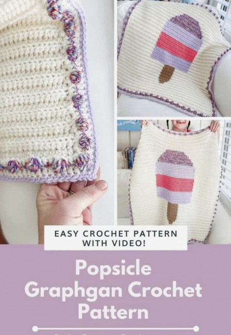 Create Your Own Springtime Popsicle Graphgan Crochet Blanket for the Summer Create Your Own Springtime Popsicle Graphgan Crochet Blanket for the Summer