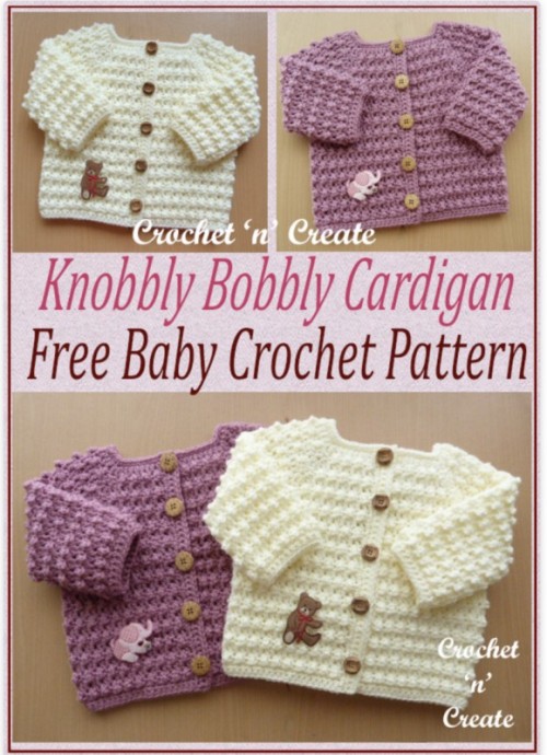 DIY Knobbly Baby Cardi