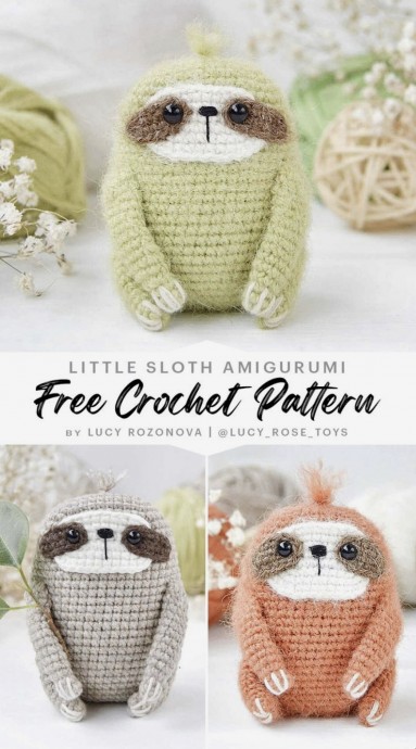 DIY Little Sloth Amigurumi