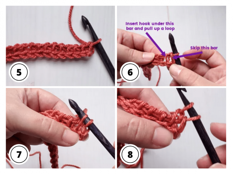 How to Create Tunisian Crochet Stitches