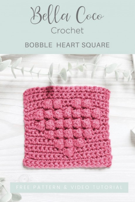 Bobble Heart Square