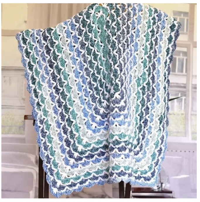 Shell Stitch Blanket