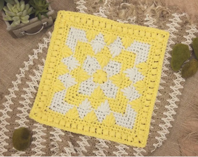 Create a Beautiful Flower & Leaf Afghan Square Blanket – Free Crochet Pattern Guide Create a Beautiful Flower & Leaf Afghan Square Blanket – Free Crochet Pattern Guide