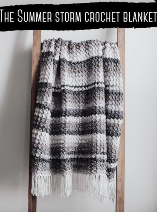 Cozy Up with the Summer Storm Crochet Blanket: A Simple Pattern for Beginners