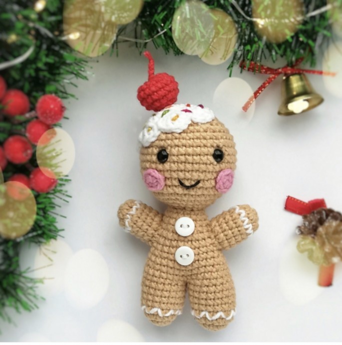 Create Your Own Adorable Amigurumi Gingerbread Man: A Step-by-Step Guide Create Your Own Adorable Amigurumi Gingerbread Man: A Step-by-Step Guide