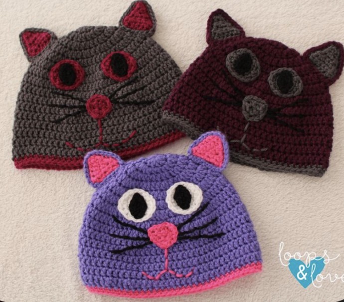 Make a Cute Kitty Beanie