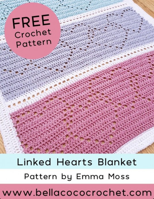 Linked Hearts Blanket