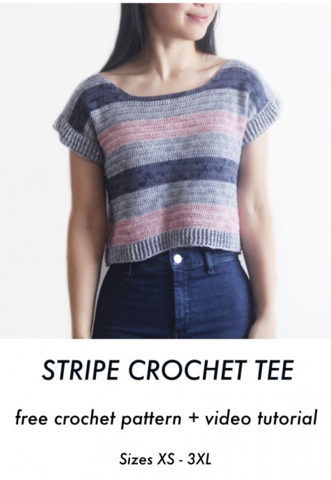 Create Your Own Stripe Crochet Tee: A Fun DIY Tutorial for Fashion Lovers Create Your Own Stripe Crochet Tee: A Fun DIY Tutorial for Fashion Lovers