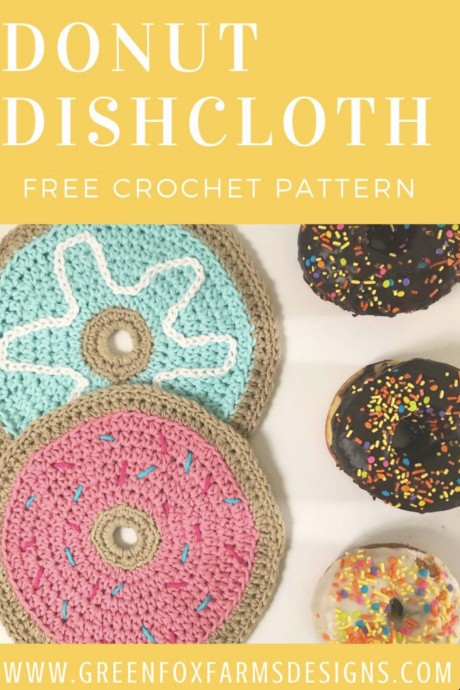 Create Adorable Crochet Donut Dishcloths for Your Kitchen Create Adorable Crochet Donut Dishcloths for Your Kitchen