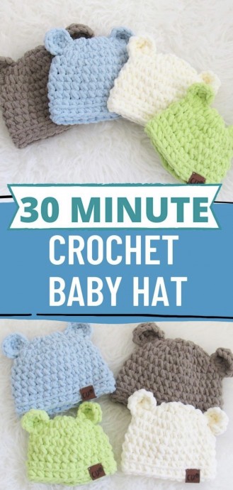 Create Adorable Baby Hats in Just 30 Minutes with This Easy Tutorial Create Adorable Baby Hats in Just 30 Minutes with This Easy Tutorial