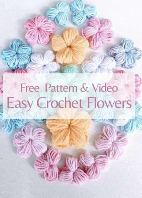 Easy To Make Crochet Flowers